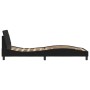 Estructura de cama con cabecero de terciopelo negro 80x200 cm de , Camas y somieres - Ref: Foro24-373074, Precio: 104,62 €, D...