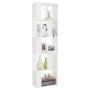 Estantería/divisor madera contrachapada blanco 45x24x159 cm de vidaXL, Librerías y estanterías - Ref: Foro24-800108, Precio: ...