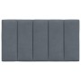 Cabecero de cama acolchado terciopelo gris oscuro 90 cm de , Cabeceros y pies de cama - Ref: Foro24-374650, Precio: 44,99 €, ...