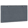 Cabecero de cama acolchado terciopelo gris oscuro 90 cm de , Cabeceros y pies de cama - Ref: Foro24-374650, Precio: 44,99 €, ...