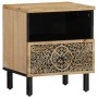 Bedside tables 2 units solid mango wood 40x33x46 cm by , Nightstands - Ref: Foro24-358219, Price: 146,89 €, Discount: %