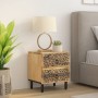 Solid mango wood bedside table 40x33x46 cm by , Nightstands - Ref: Foro24-358210, Price: 96,79 €, Discount: %