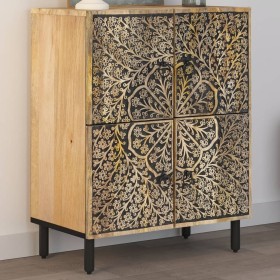 Solid mango wood auxiliary cabinet 60x33x75 cm by , Sideboards - Ref: Foro24-358238, Price: 164,32 €, Discount: %