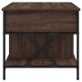 Mesa de centro madera ingeniería metal roble marrón 100x55x50cm de , Mesas de centro - Ref: Foro24-845340, Precio: 84,53 €, D...