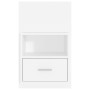 Wall bedside tables 2 white units by vidaXL, Nightstands - Ref: Foro24-811008, Price: 92,49 €, Discount: %