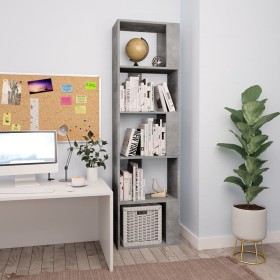 Plywood gray concrete shelf 45x24x159cm by vidaXL, Bookcases and shelves - Ref: Foro24-800112, Price: 56,39 €, Discount: %