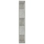 Plywood gray concrete shelf 45x24x159cm by vidaXL, Bookcases and shelves - Ref: Foro24-800112, Price: 53,57 €, Discount: %