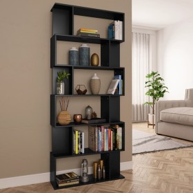 Black plywood shelving/divider 80x24x192 cm by vidaXL, Bookcases and shelves - Ref: Foro24-800091, Price: 86,47 €, Discount: %