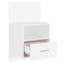 Mesitas de noche de pared 2 unidades blancas de vidaXL, Mesitas de noche - Ref: Foro24-811008, Precio: 93,99 €, Descuento: %