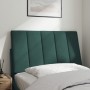 Dark green velvet padded bed headboard 90 cm by , Headboards and footboards - Ref: Foro24-374652, Price: 39,99 €, Discount: %