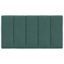 Dark green velvet padded bed headboard 90 cm by , Headboards and footboards - Ref: Foro24-374652, Price: 39,99 €, Discount: %