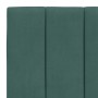 Dark green velvet padded bed headboard 90 cm by , Headboards and footboards - Ref: Foro24-374652, Price: 39,99 €, Discount: %