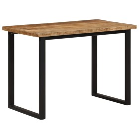 Mesa de comedor madera maciza de mango 110x55x75 cm de , Mesas de cocina y de comedor - Ref: Foro24-358954, Precio: 167,42 €,...