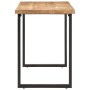 Mesa de comedor madera maciza de mango 110x55x75 cm de , Mesas de cocina y de comedor - Ref: Foro24-358954, Precio: 167,42 €,...