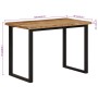 Mesa de comedor madera maciza de mango 110x55x75 cm de , Mesas de cocina y de comedor - Ref: Foro24-358954, Precio: 167,42 €,...