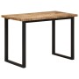 Mesa de comedor madera maciza de mango 110x55x75 cm de , Mesas de cocina y de comedor - Ref: Foro24-358954, Precio: 167,42 €,...