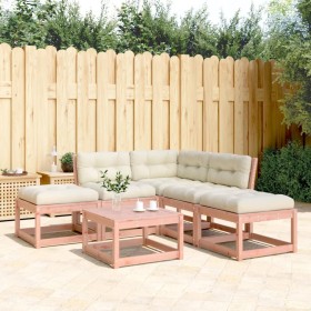 5-piece garden sofa set with solid Douglas wood and cushions by , Garden sets - Ref: Foro24-3216963, Price: 432,99 €, Discoun...