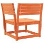 Garden furniture set 8 pieces solid pine wood brown wax by , Garden sets - Ref: Foro24-3216942, Price: 728,87 €, Discount: %