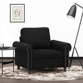 Sillón de terciopelo negro 60 cm de , Sofás - Ref: Foro24-359514, Precio: 177,99 €, Descuento: %