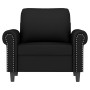 Black velvet armchair 60 cm by , Sofas - Ref: Foro24-359514, Price: 177,99 €, Discount: %