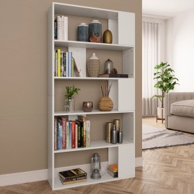 White plywood shelf/divider 80x24x159cm by vidaXL, Bookcases and shelves - Ref: Foro24-800099, Price: 66,82 €, Discount: %