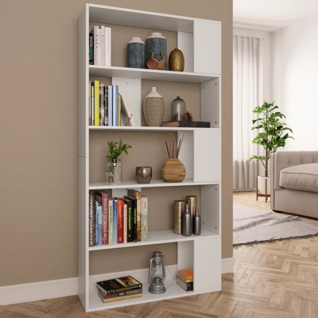 Estantería/divisor madera contrachapada blanco 80x24x159cm de vidaXL, Librerías y estanterías - Ref: Foro24-800099, Precio: 6...