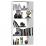 White plywood shelf/divider 80x24x159cm by vidaXL, Bookcases and shelves - Ref: Foro24-800099, Price: 67,43 €, Discount: %