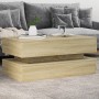 Center table with LED lights Sonoma oak 90x50x40 cm by , Coffee table - Ref: Foro24-839863, Price: 103,68 €, Discount: %