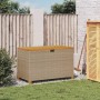 Garten-Aufbewahrungsbox Akazienholz Rattan beige 110x55x63cm von , Aufbewahrungsboxen für den Außenbereich - Ref: Foro24-3662...