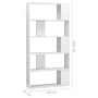 Glossy white shelving/space divider 80x24x159 cm by vidaXL, Bookcases and shelves - Ref: Foro24-800105, Price: 74,11 €, Disco...