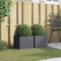 Planters 2 pcs anthracite cold rolled steel 32x30x29 cm by , Pots and planters - Ref: Foro24-841540, Price: 58,69 €, Discount: %