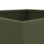 2 cold-rolled steel olive green planters 42x40x39 cm by , Pots and planters - Ref: Foro24-841554, Price: 65,21 €, Discount: %