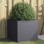 Anthracite cold rolled steel planter 49x47x46 cm by , Pots and planters - Ref: Foro24-841563, Price: 58,91 €, Discount: %