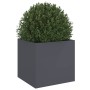 Anthracite cold rolled steel planter 49x47x46 cm by , Pots and planters - Ref: Foro24-841563, Price: 58,91 €, Discount: %