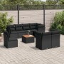 Set aus 8-teiligen Gartensofas und Kissen Kunstrattan schwarz von , Gartensets - Ref: Foro24-3223738, Preis: 544,84 €, Rabatt: %