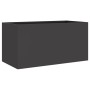 Cold-rolled black steel planter 62x30x29 cm by , Pots and planters - Ref: Foro24-841589, Price: 47,65 €, Discount: %