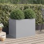 Galvanized silver steel planter 62x47x46 cm by , Pots and planters - Ref: Foro24-841606, Price: 61,09 €, Discount: %