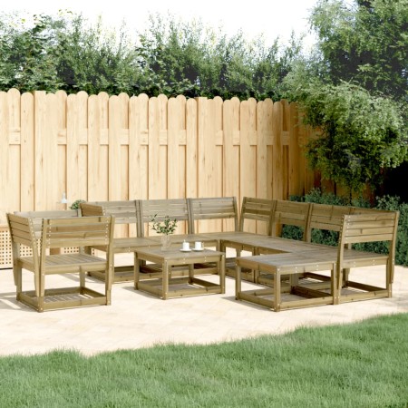 8-piece garden furniture set made of impregnated pine wood by , Garden sets - Ref: Foro24-3216944, Price: 654,49 €, Discount: %