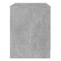 Mesita de noche madera ingeniería gris hormigón 45x34,5x44,5 cm de vidaXL, Mesitas de noche - Ref: Foro24-809853, Precio: 47,...