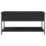 Engineered wood and black metal coffee table 100x50x50 cm by , Coffee table - Ref: Foro24-845346, Price: 64,23 €, Discount: %