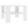 Couchtisch aus weißem Sperrholz, 60 x 60 x 42 cm von vidaXL, Couchtisch - Ref: Foro24-800207, Preis: 49,86 €, Rabatt: %