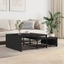 Stackable coffee tables, set of 2, engineered wood with black metal frame by , Coffee table - Ref: Foro24-845331, Price: 84,9...