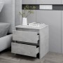 Mesita de noche madera ingeniería gris hormigón 45x34,5x44,5 cm de vidaXL, Mesitas de noche - Ref: Foro24-809853, Precio: 47,...