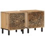 Bedside tables 2 pcs solid mango wood 40x33x46 cm by , Nightstands - Ref: Foro24-358209, Price: 114,37 €, Discount: %