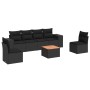 7-piece garden dining set and black synthetic rattan cushions by , Garden sets - Ref: Foro24-3225390, Price: 472,58 €, Discou...