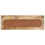 Wall coat rack with 6 hooks solid mango wood by , Hat and coat racks - Ref: Foro24-358952, Price: 50,31 €, Discount: %