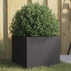 Black cold rolled steel planter 32x30x29 cm by , Pots and planters - Ref: Foro24-841535, Price: 35,99 €, Discount: %