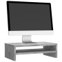 Soporte de pantalla madera ingeniería gris hormigón 42x24x13 cm de vidaXL, Muebles TV - Ref: Foro24-800220, Precio: 18,05 €, ...