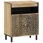 Solid mango wood auxiliary cabinet 60x33x75 cm by , Sideboards - Ref: Foro24-358237, Price: 136,49 €, Discount: %