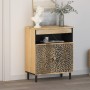 Solid mango wood auxiliary cabinet 60x33x75 cm by , Sideboards - Ref: Foro24-358237, Price: 136,49 €, Discount: %